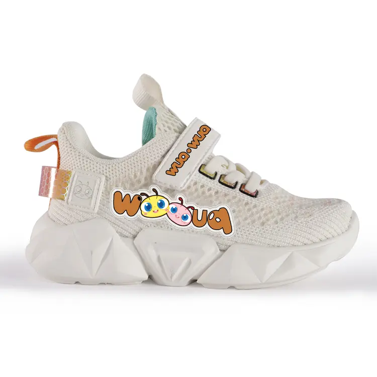 Factory Manufacturer New Design Stylish Lovely Styles Zapatillas Walking Kids Mesh Sneakers