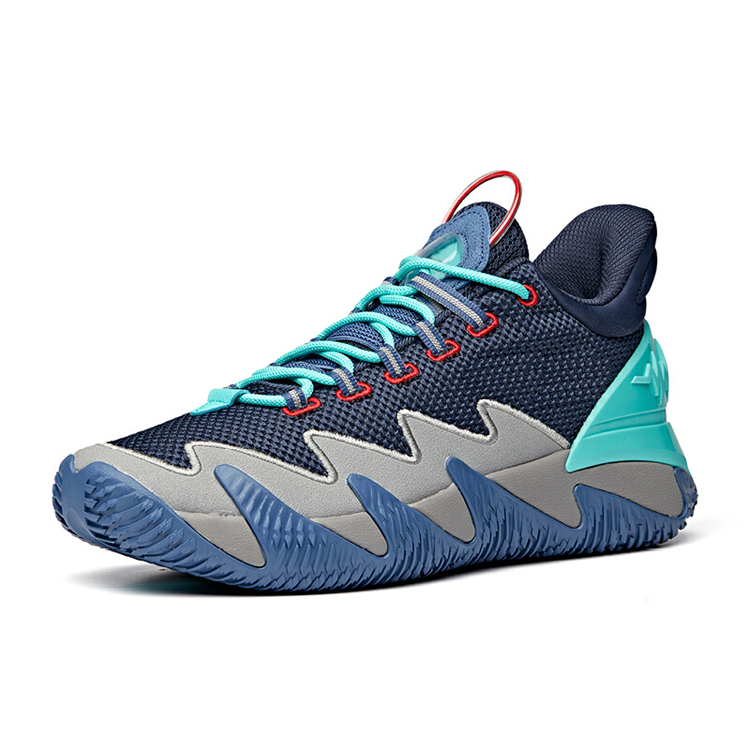 China Professional Anti-Odor Comfortable Men's Ktitting Basketball Shoes